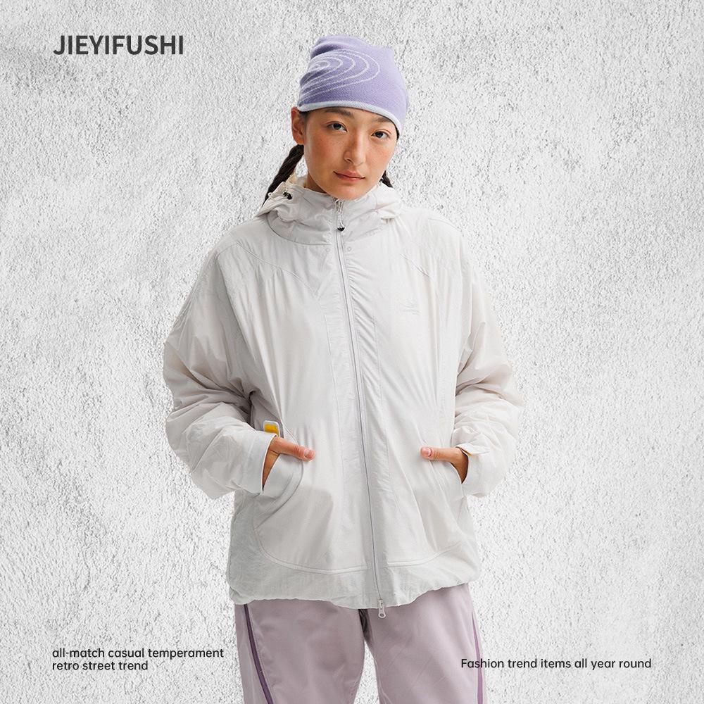 

Men s Windproof & Waterproof Color-Block Fleece Hooded Jacket for Autumn/Winter, Stylish & Loose Fit Small