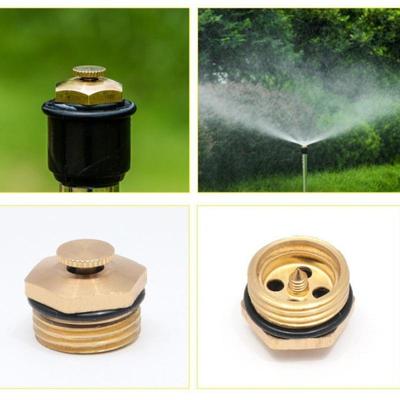 Brass Adjustable Garden Sprinkler Nozzle Set Multi Pattern Water Spray Nozzle For Lawn Irrigation Patio Plant Watering