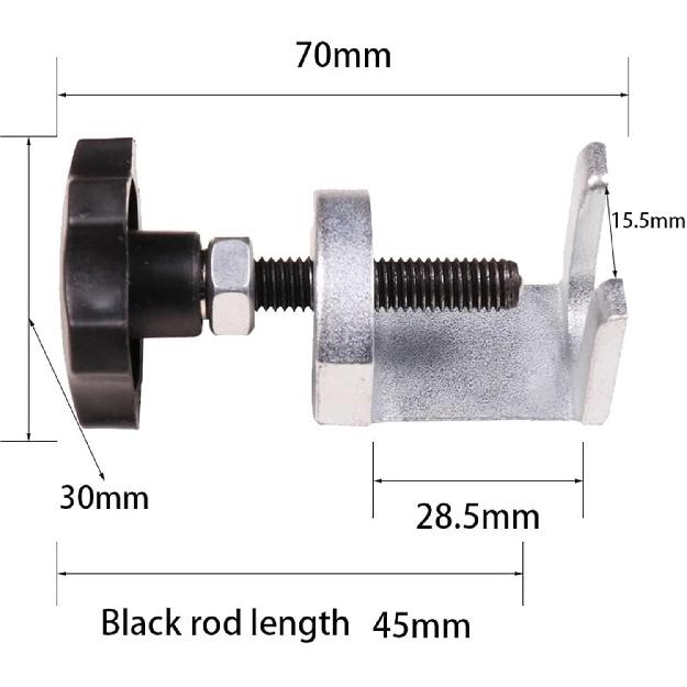 Bearing Puller Professional Car Terminal Alternator Bearing Repair ToolWindshield Wiper Arm Remover Puller Roller Extractor Practical(Fixed