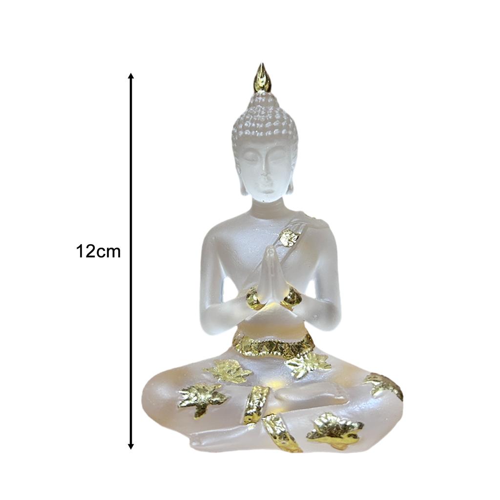 Buddha-Figuren aus Kunstharz, Ornament, thailändische Buddha-Statue, Tempeldekoration, Buddha-Statuen, Nachahmung von Wohnzimmer-Glasdekorationen