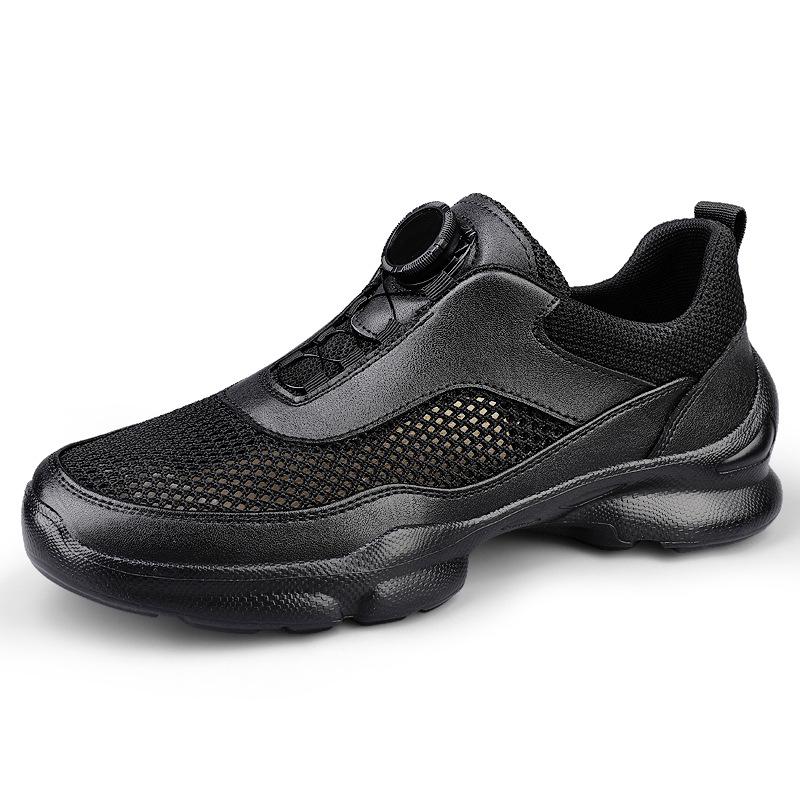 Men s Breathable Flyknit Sports Shoes - 8cm Thick Sole Height Boost, Casual & Trendy Dad Sneakers for Summer. 40
