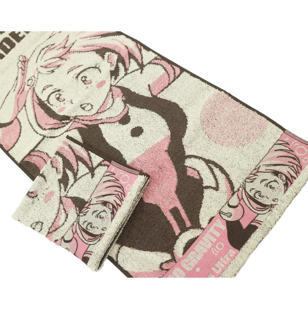 Marushin Bandai My Hero Academia Zero Gravity Character Antibacterial and Odor Perfect Gift for 4385001000 Handkerchief, 100% Cotton, Design,