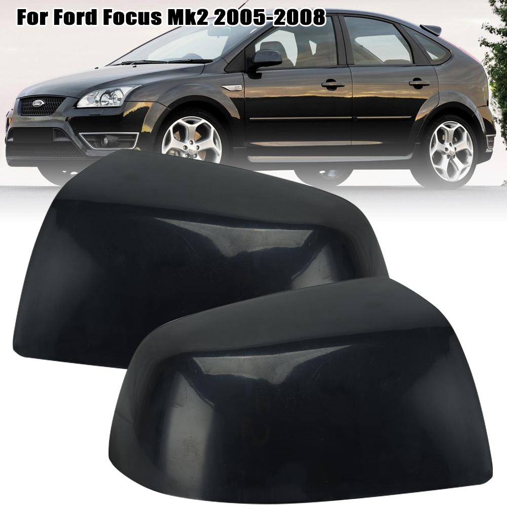 Car Rear View side Mirror Cover for Ford Focus Mk2 2005 2006 2007 2008 Trim Side Wing Case Mirrors Cap Housing accessories
