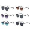 Uv400 Eyewear Uv400 Vintage Half Frame Sunglasses Metal Sunglasses  Sun Glasses For Outdoor Activities Travel Summer