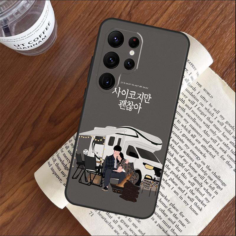 Drama It Is Okay To Not Be Okay Phone Case For Samsung Galaxy S25 S24 S23 S22 S21 Ultra S9 S10 S20 Plus FE Funda Cover Shell