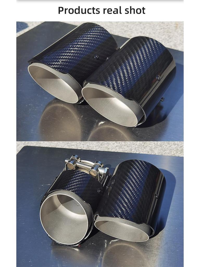 BMW M2/M3/M4 Stainless Steel Carbon Fiber Exhaust Muffler Tailpipe