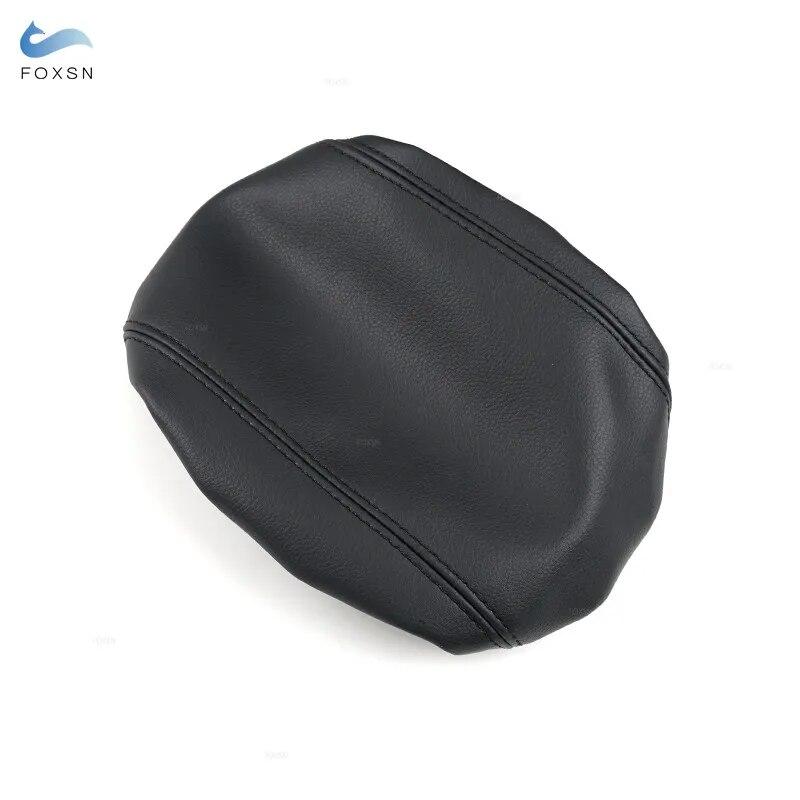 Armlehne Lederbezug für Peugeot 508 2011 2012 2013 2014 2015 2016 2017 2018 Car Center Control Armlehne Box Abdeckung Trim schwarz