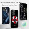 Ada wong X Leon hot game poster Phone Case For iPhone 17 16 15 14 13 12 Plus Pro Max  High-end Luxury Magsafe Sheepskin