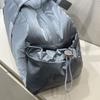 New Balance Glossy Ribbon Duffle Bag Nbgcfsw105 Silver