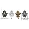 20pcs/lot 15*21mm Classic Antique Bronze Hand Fatima Charms Bracelet Pendants For DIY Necklace Jewelry Making Supplies