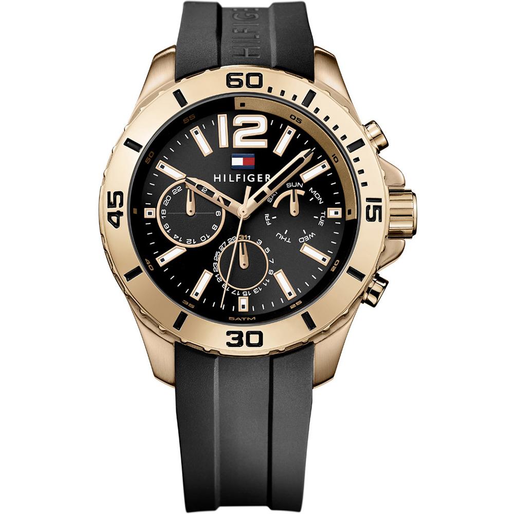 

Tommy Hilfiger Nolan Black Dial Black Silicone/Rubber Men s Quartz Watch 1791145 чёрный