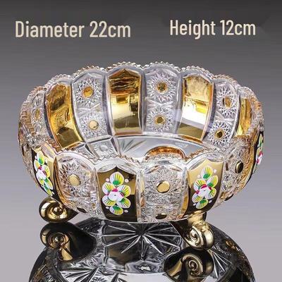 Miska na ovocie z krištáľového skla s gravírovaním Flavence