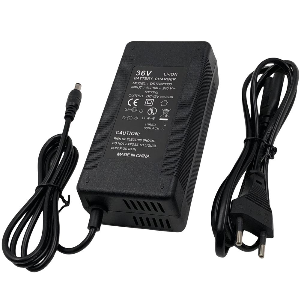 36V 37V Li-ion Battery Charger 3A Output 42V3A Charger for 36V DC5.5 Connector Lithium Battery  Fast charger with Cooling fan
