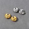 Unique Personality, Fashionable Spiral Ear Buckle Earrings, Niche Design, Simple Temperament, Trendy Style Earrings, Women