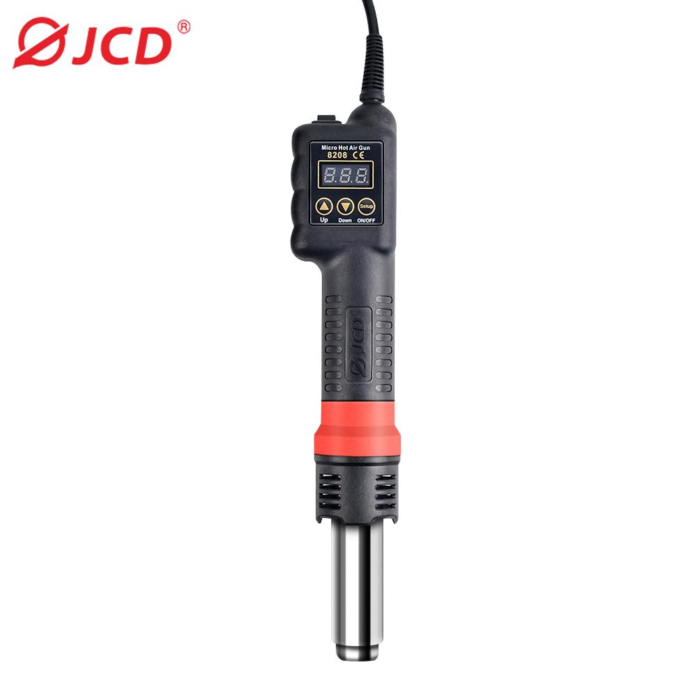 JCD 750W Micro Hot Air Gun 8208 Portable LCD Display Rework Station Heat Gun Hair Dryer Temperature Adjustable BGA Welding Tools