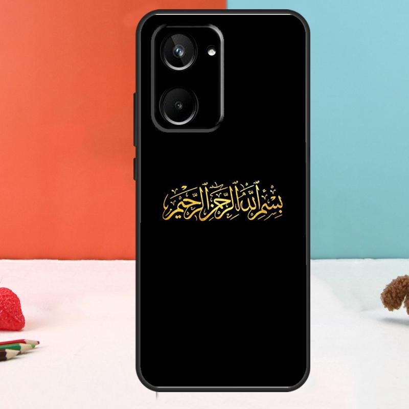 Muslim Islam Bismillah Allah For Realme C67 C75 C71 C55 C53 C61 C33 C63 C51 10 11 12 13 14 15 Pro Plus C65 GT7 Pro Case