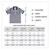 [Top Tie] Men's Referee Uniform, Short-Sleeve Shirt, Sweat-Wicking, Quick-Drying, Lightweight, with Zipper, for Soccer, Basketball, and Other Sports -
