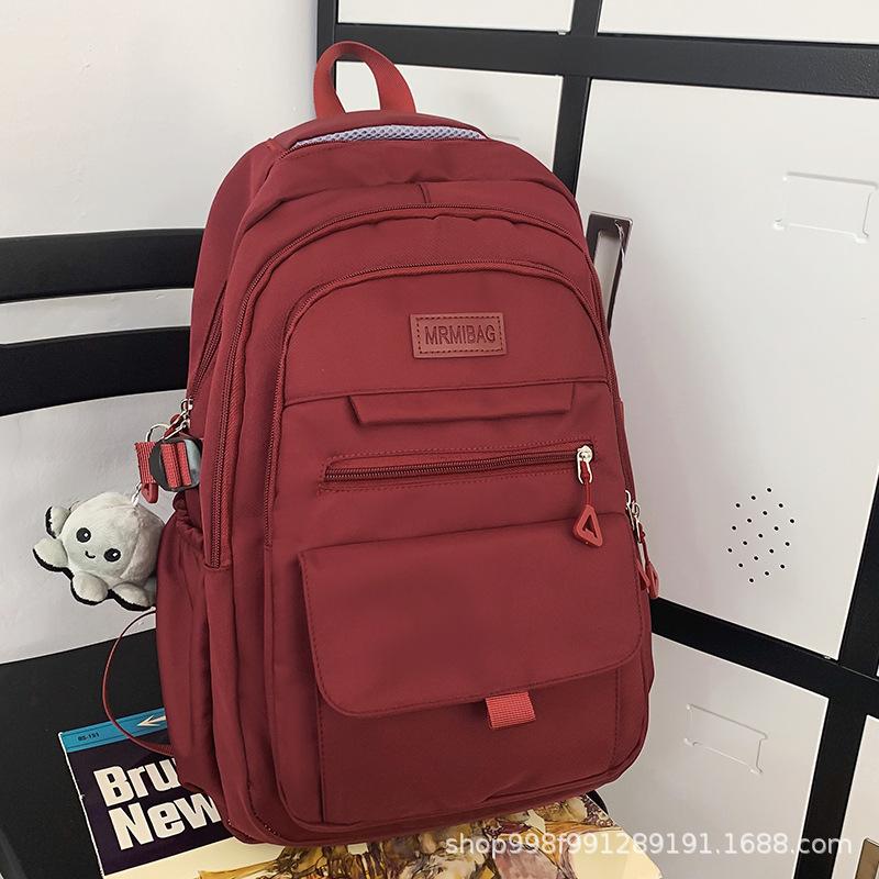 School Bag Men's College Student Backpack Middle School Student Junior High School High Quality Fashion Elementary School Student Backpack