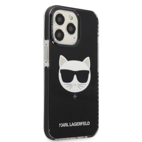 Etui Do iPhone 13 Pro Max Karl Lagerfeld Choupette Head Czarne