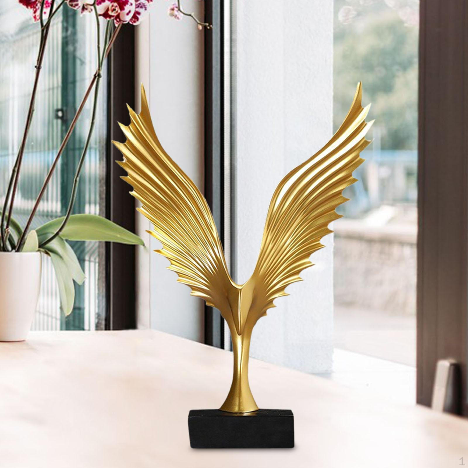 

Статуя крыла, настольное украшение, коллекция, современная декоративная фигурка животного, скульптура для полки,