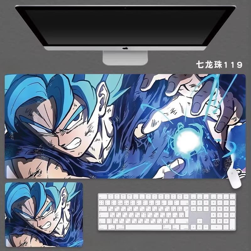 High Quality Japanese Animation Seven Dragon Ball Mouse Pad Oversized Boys Animation Two-dimensional E-sports Game Computer Keyboard Student Desk Pad