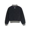 MLB New York Yankees Casual Simple Diamond Quilted Ribbed Jacket Women Jacket Black 3FPDV0146-50BKS