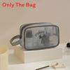 Nylon Mesh Travel Toiletry Bag With Breathable Design For Outdoor And Camping Use