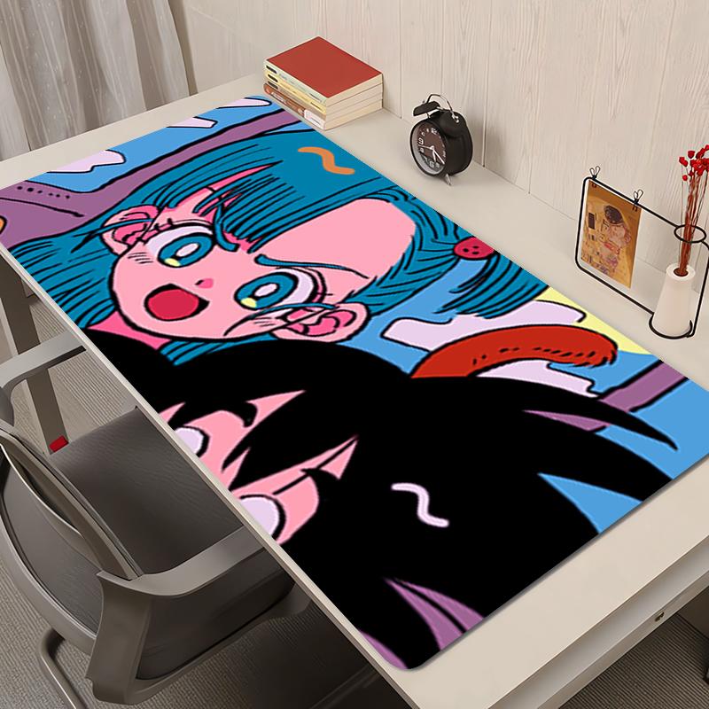 Dragon Ball Bulma Mouse Pad Anime Rubber Mousepad Office Desk Mat Gaming Mats PC Accessories Extended Pad NonSlip Keyboard Mat