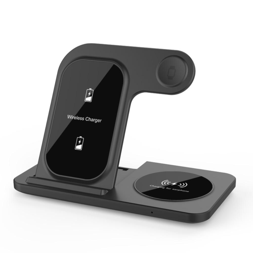 

Зарядная станция для часов Airpods Pro Складная подставка для беспроводного зарядного устройства с быстрой зарядкой 15 Вт 3 в 1