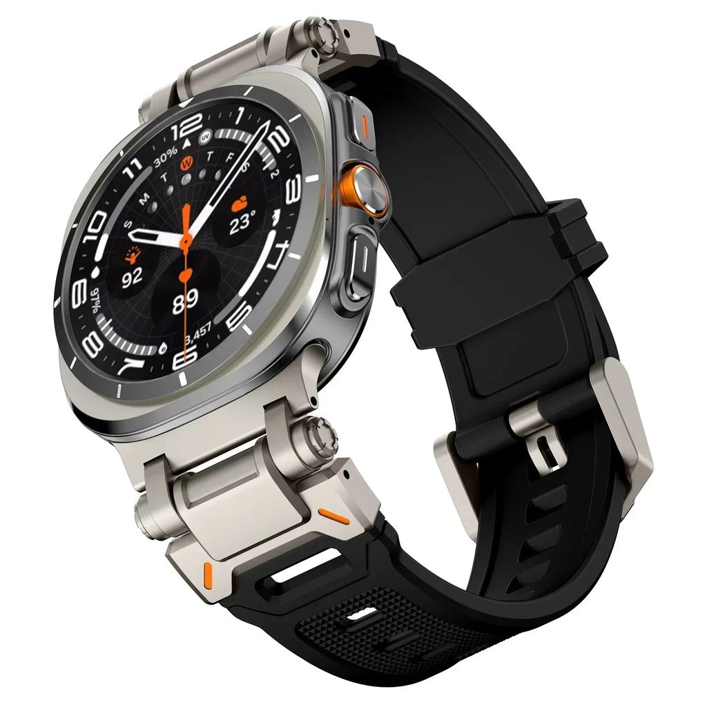 Rubber Strap for Samsung Galaxy 8 44mm 40mm 8 Classic 46mm Luxury Sports Band for Galaxy Ultra 2025 2024 Watchband Bracelet