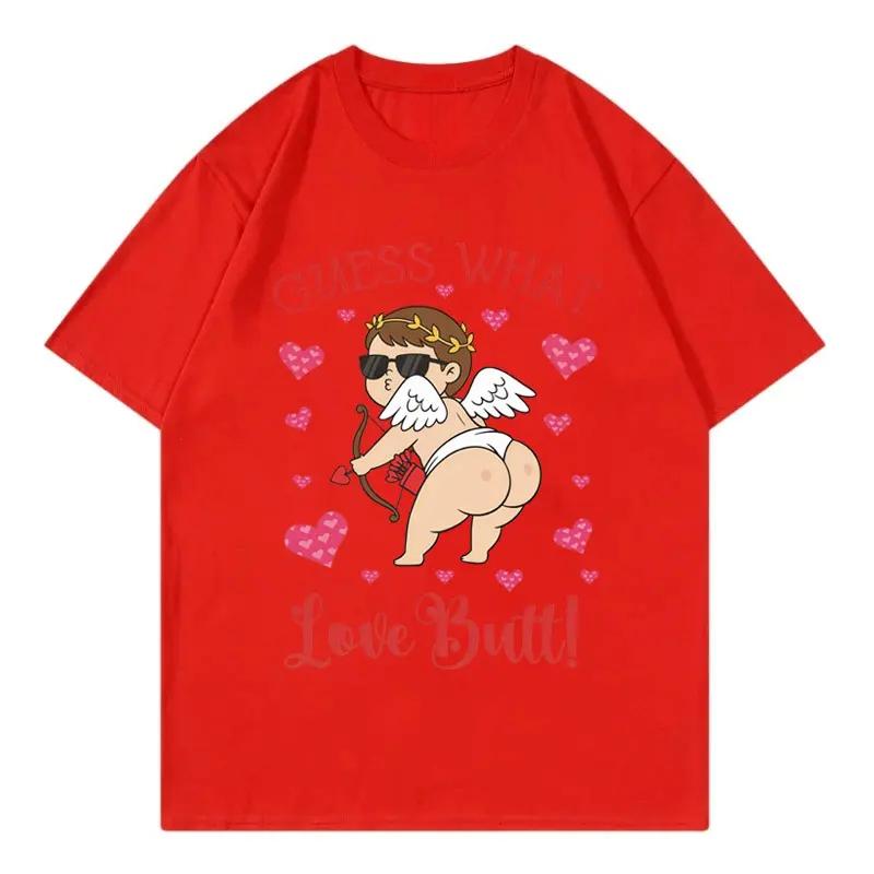 Guess What Love Butt Funny Meme Graphic T Shirts Men Women High Quality Fashion Oversized Tshirt Summer Casual Cotton Tshirts