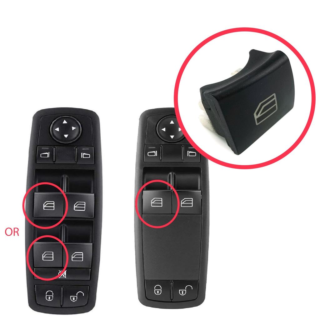 EDP110-1 Master Driver Switch Left Window Button Cover Cap for Mercedes A Class W169 B Class W245 A1698206410