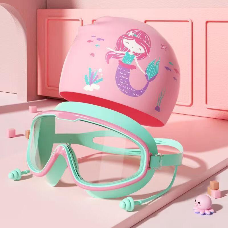 Kids  Large Frame Anti-Fog Swimming Goggles