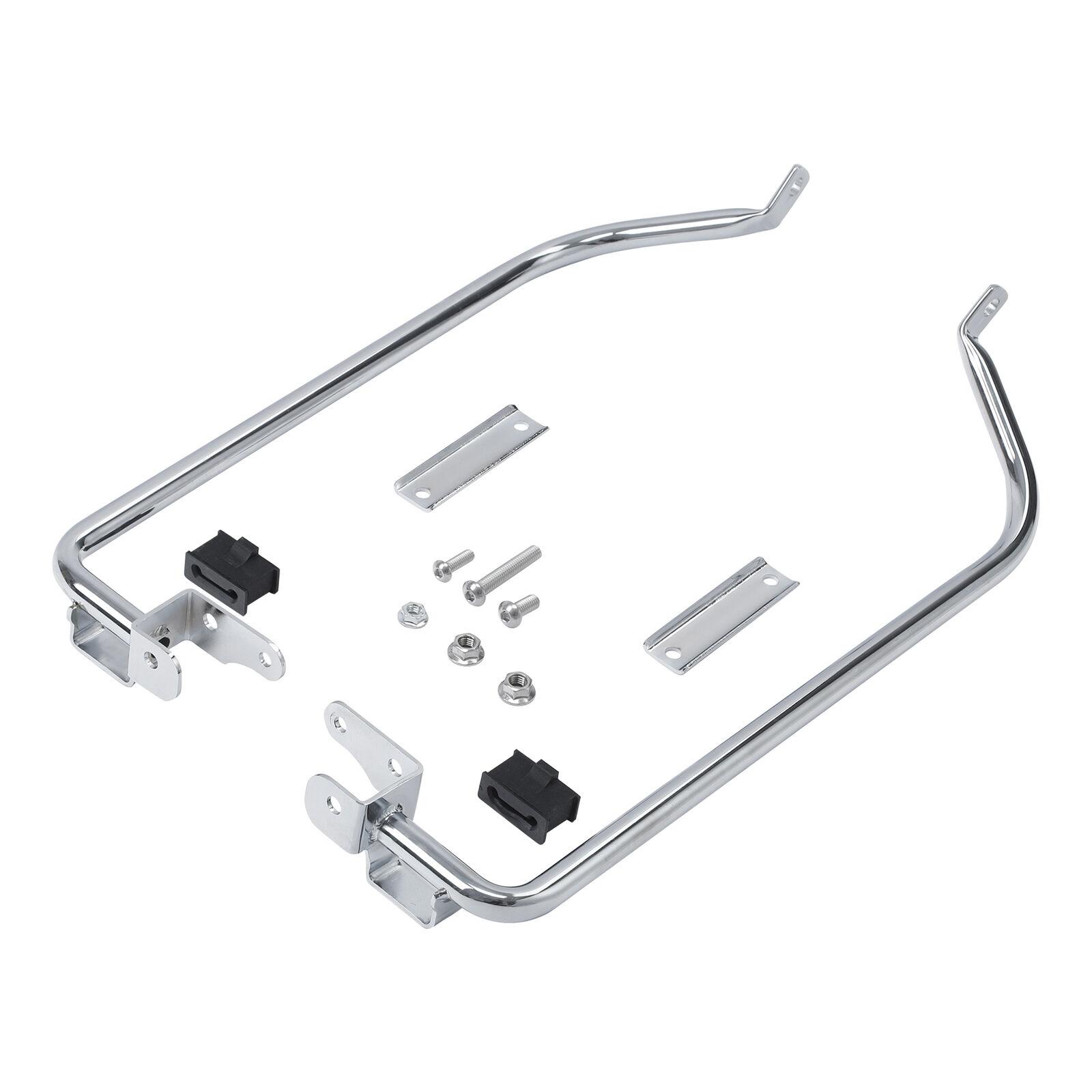 Motorcycle Saddlebags Support Bracket Kit For Harley Touring Street Road Glide Electra Glide 2014-2024