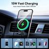 ZATR1 For Mazda 6 Atenza 2016 2017 2018 Magnetic Car Phone Holder 15W Wireless Charging Phone Stand MagSafe Base