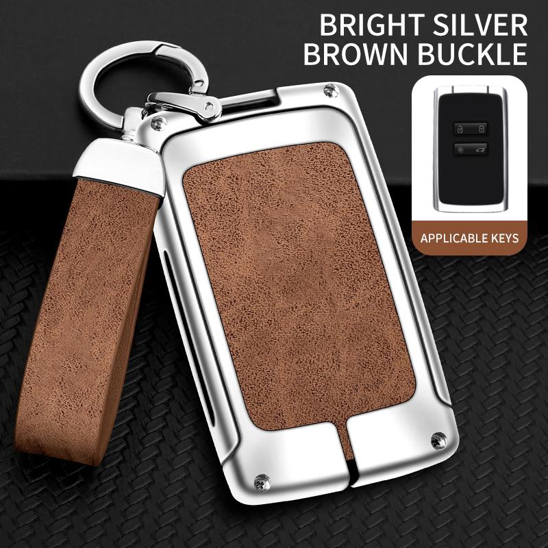 Zinc alloy car key cases suitable for Renault Koleos Captur Kadjar Megane Clio Espace Clio Zoe Scenic 4 Arkana Dacia Sandero