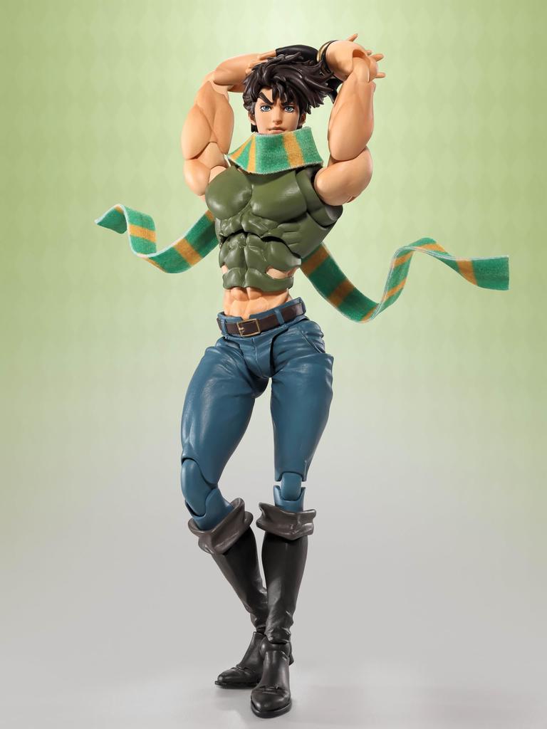 TAMASHII NATIONS Bizarre Adventure Joseph ca. und Actionfigur S.H.Figuarts JoJo's Adventure Joestar, 172mm, PVC, ABS, Stoff,