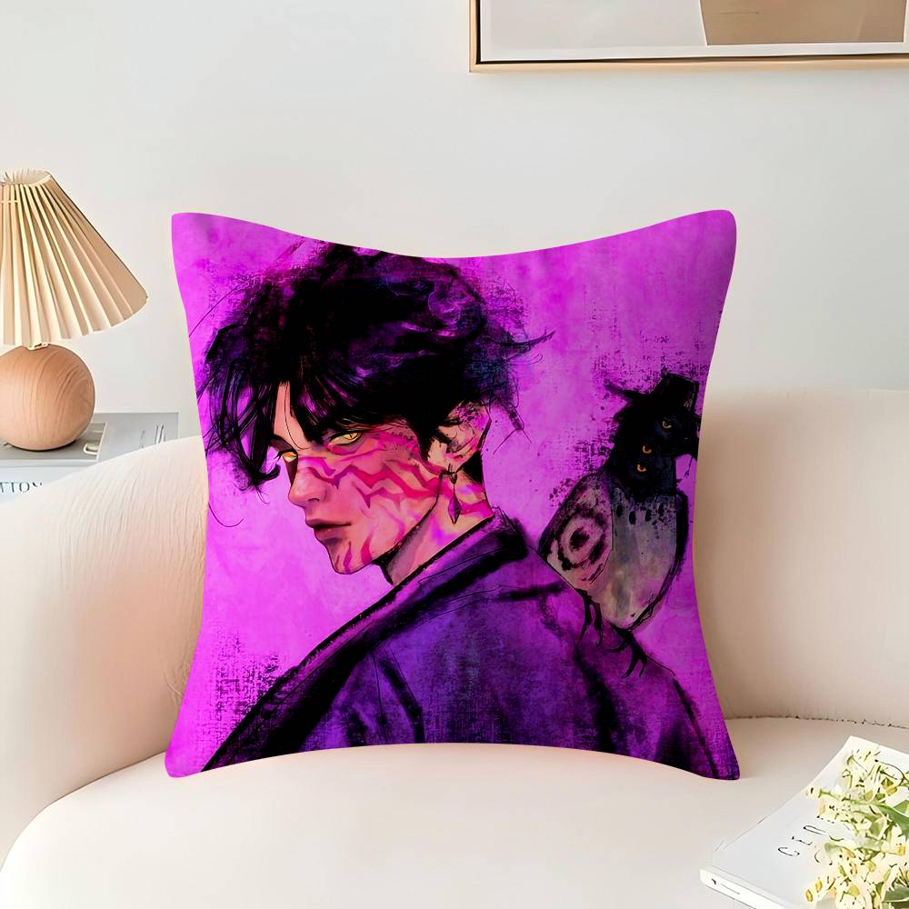 Jinu Kpop Demon Hunters Cushion Cover Inches Farmhouse Decor Home Throw Pillow Covers For Couch Decorations