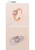 Zhenrong European American Fashion Engagement Rings for Women - Eight Hearts Eight Arrows Cubic Zirconia Jewelry.