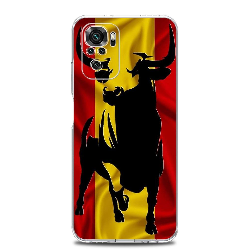 Spain Bull Flag Soft TPU Phone Case For Xiaomi Redmi Note 15 14 13 12 4G 10 11 Pro Plus 5G 14C 13C 12C 10C 9A Cover