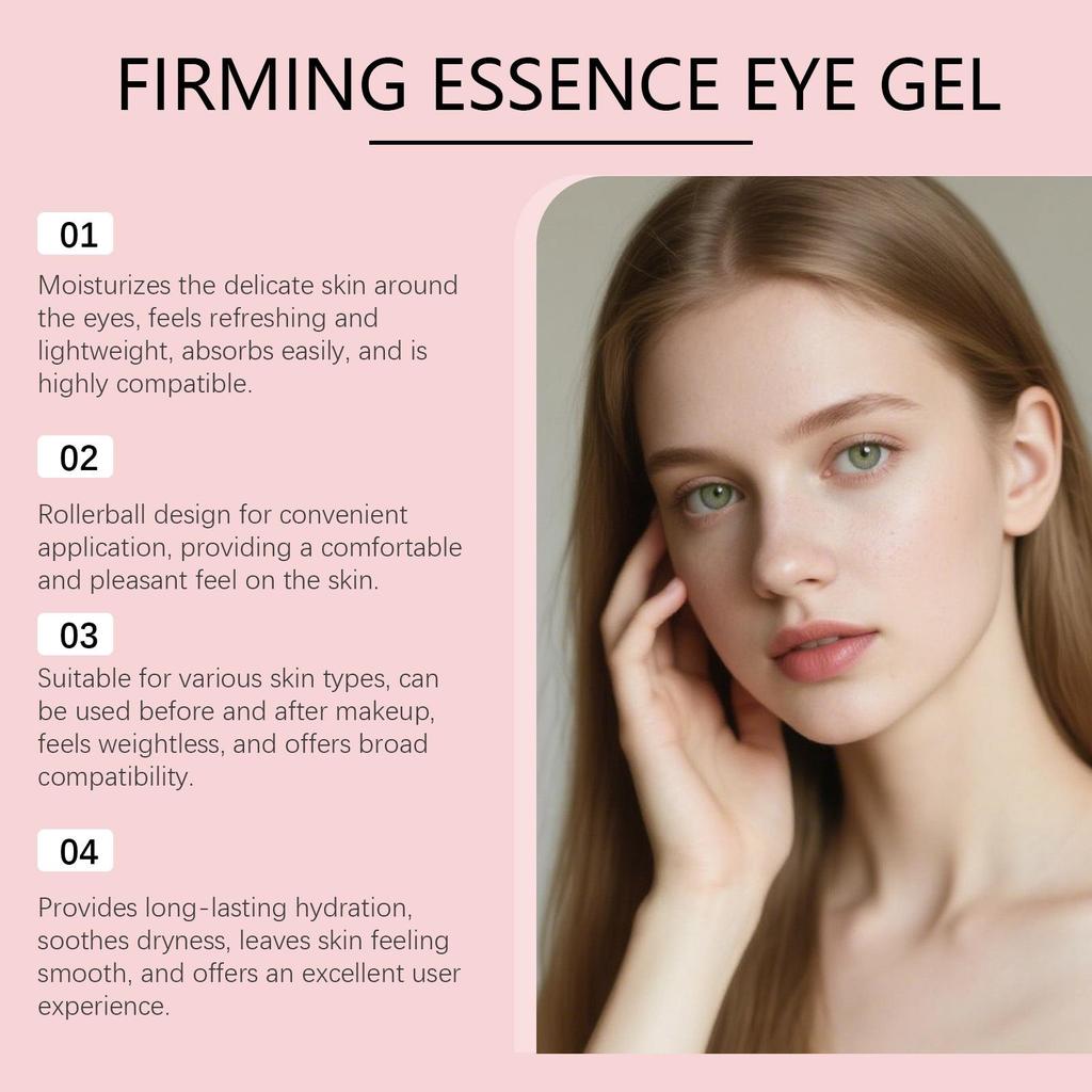 EELHOE Collagen Eye Gel Roller: Hydrating, Nourishing, Refreshing, Non-Greasy Formula for Under-Eye Care