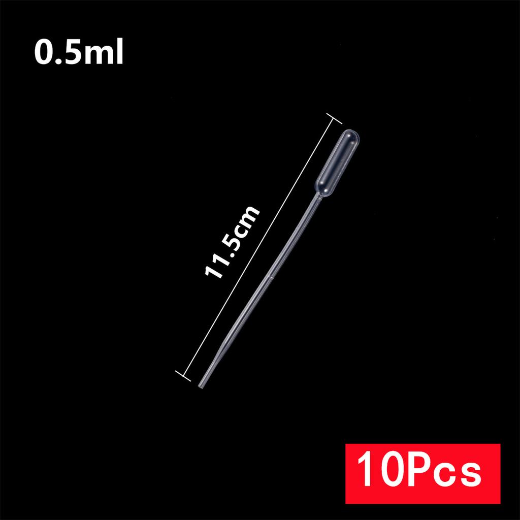 Garden Planting Plastic Pipette 0.2/0.5/1/2/3/5 /10ML Disposable Graduated Container Liquid Dropper Plant Seedling Growing Straw