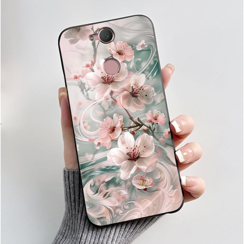 Cute Case For Sony Xperia XA2 / Xperia XA2 Ultra Capa Coque Printing Shell Protective Cover Soft Silicone Cartoon Black Casing