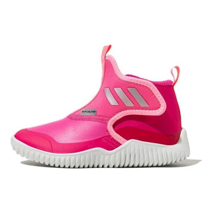 Adidas Rapidazen Slip-On Comfortable Versatile Mid-Top Kids Casual Shoes Kids Casual Shoes Pink GX7129