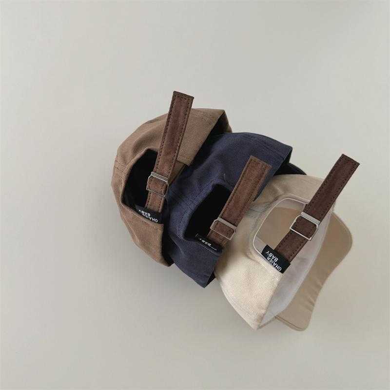 Children's Kids Baseball Cap for Girl Boy Spring Summer Baby Sun Hat Classic Solid Color Toddler Peaked Caps 6 Month -4 Years