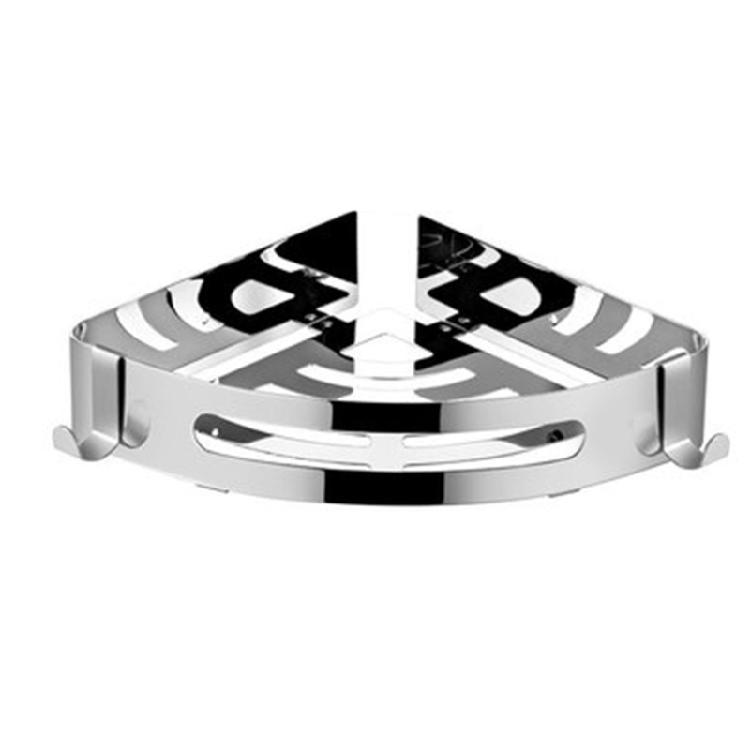 Bathroom Shower Storage Shelf Wall Mounted Shampoo Holder Punch/Punch-free