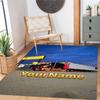 Kw Heavy Trucks Customizable Name Floor Mat Perfect for Hallway Bedrooms Outdoor Entryway Anti-slip Rug Decorate Offices