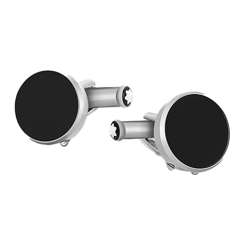 MONTBLANC Black Stainless Steel Cufflinks
