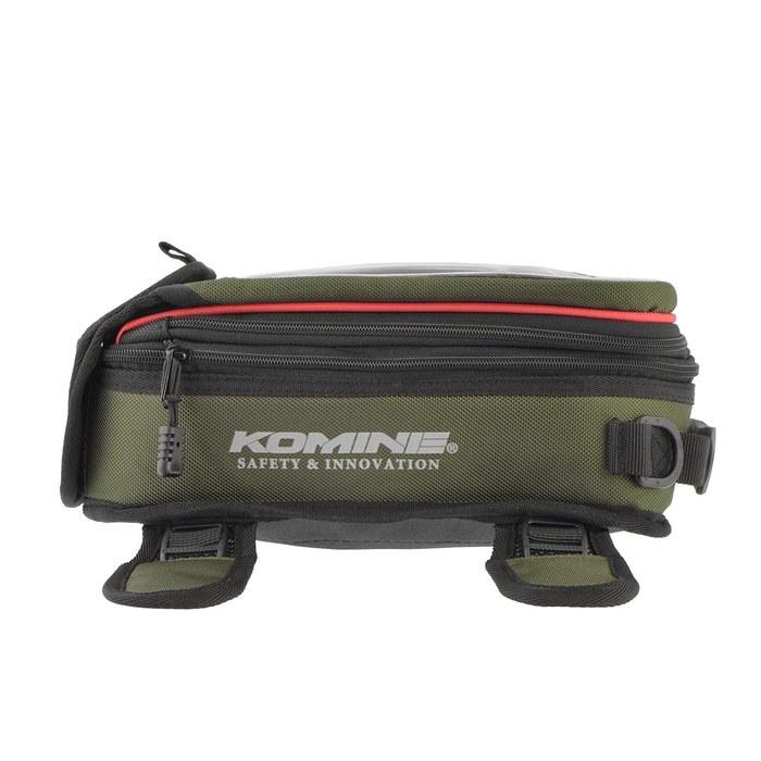 Komine SA-214 Touring Tank Bag Olive (5.2-7.8L)