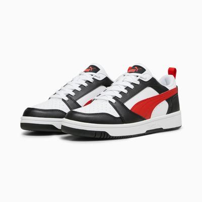 Men's Rebound V6 Low Sneakers Ankle Sports Shoes Multicolored (392328-04)
